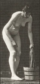 Plate 433 Wringing clothes — figure reference
